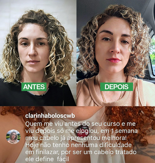 Depoimento real de aluna 1 — SOS Cachos